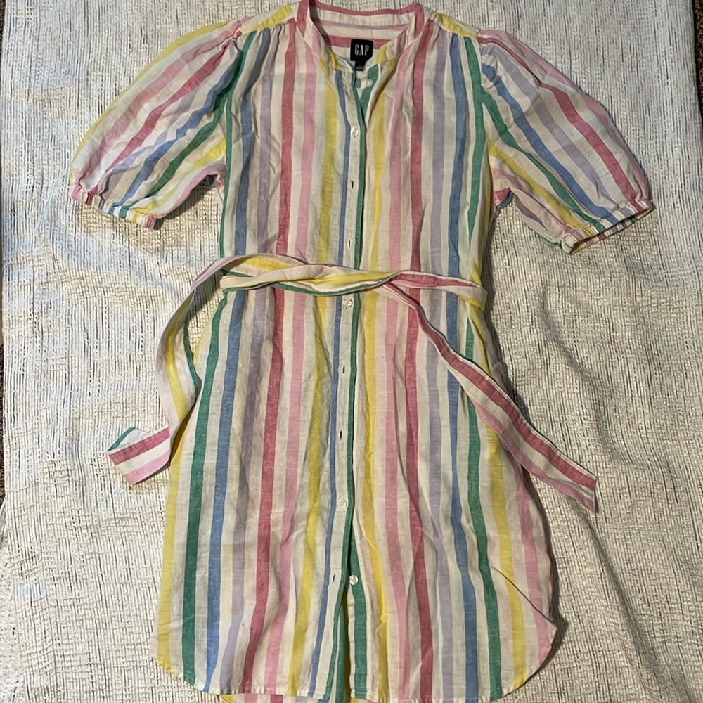 GAP Multicolor Striped Dress